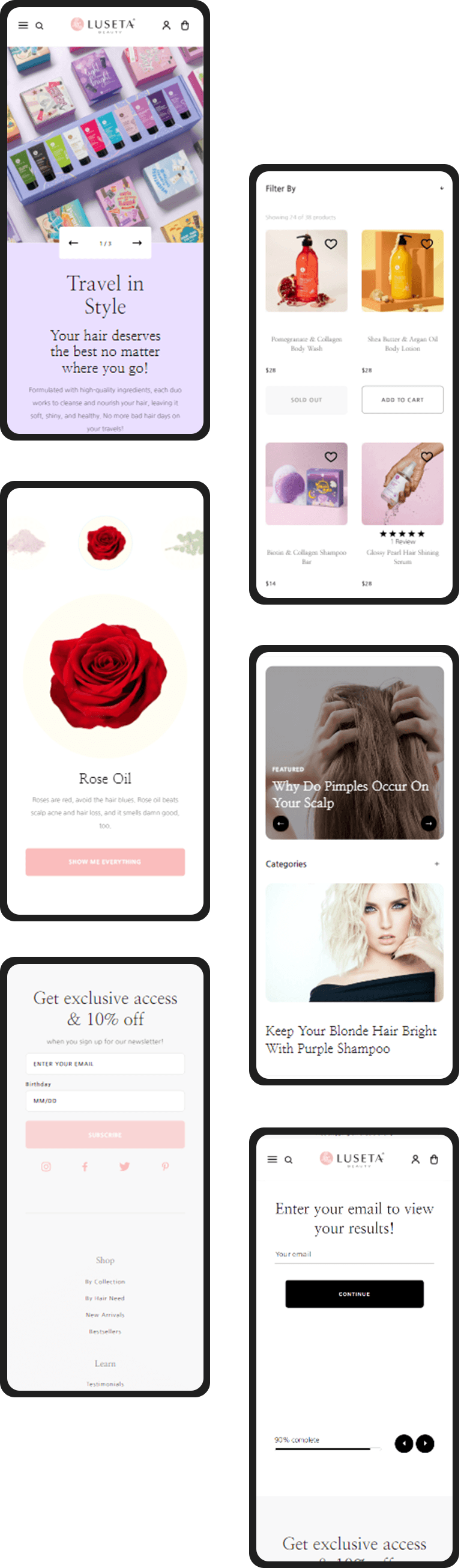 Luseta Beauty - 12 - Mobile Experience