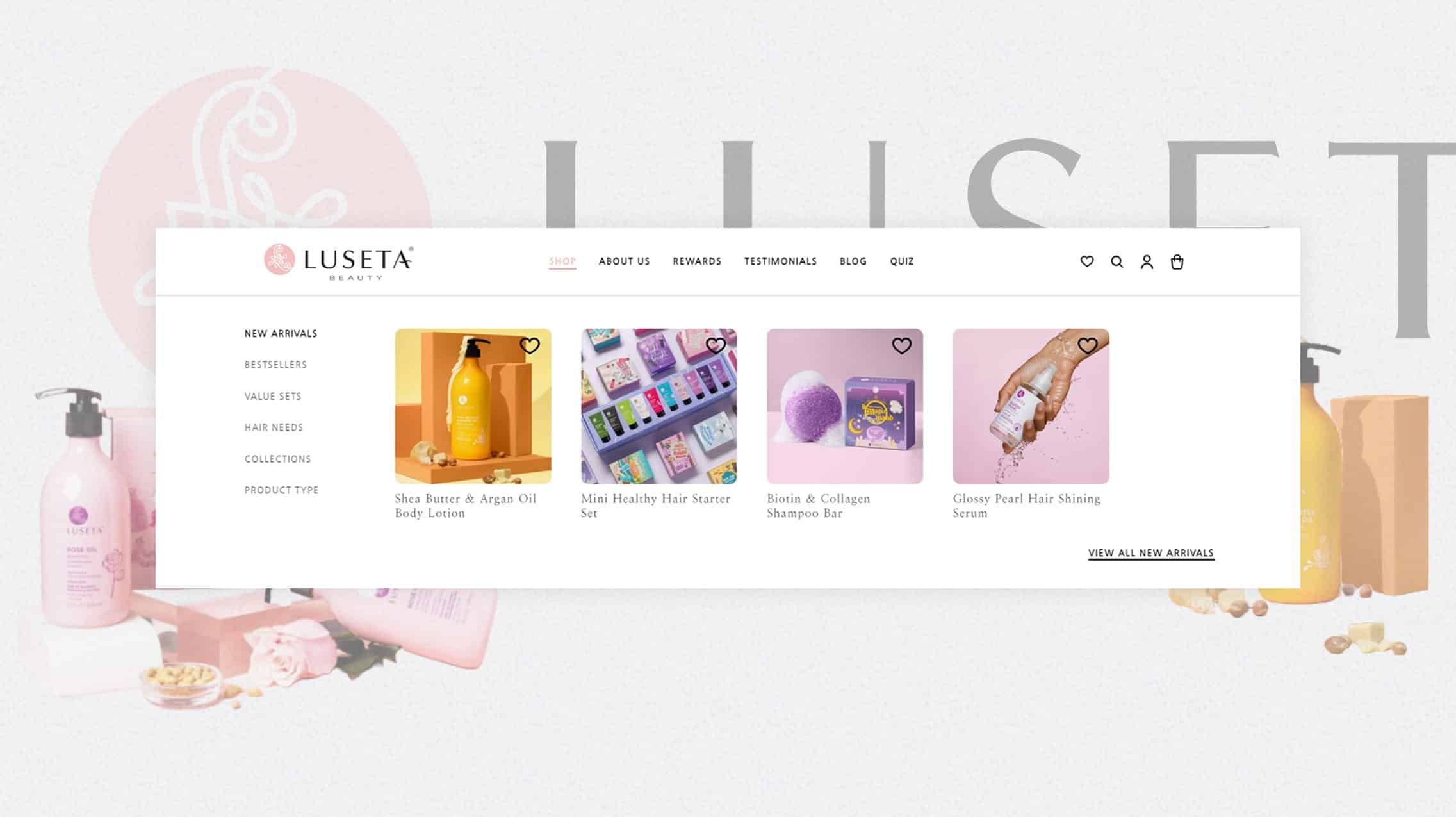 Luseta Beauty - 13 - Fixed Width Detail Sections (Nav)