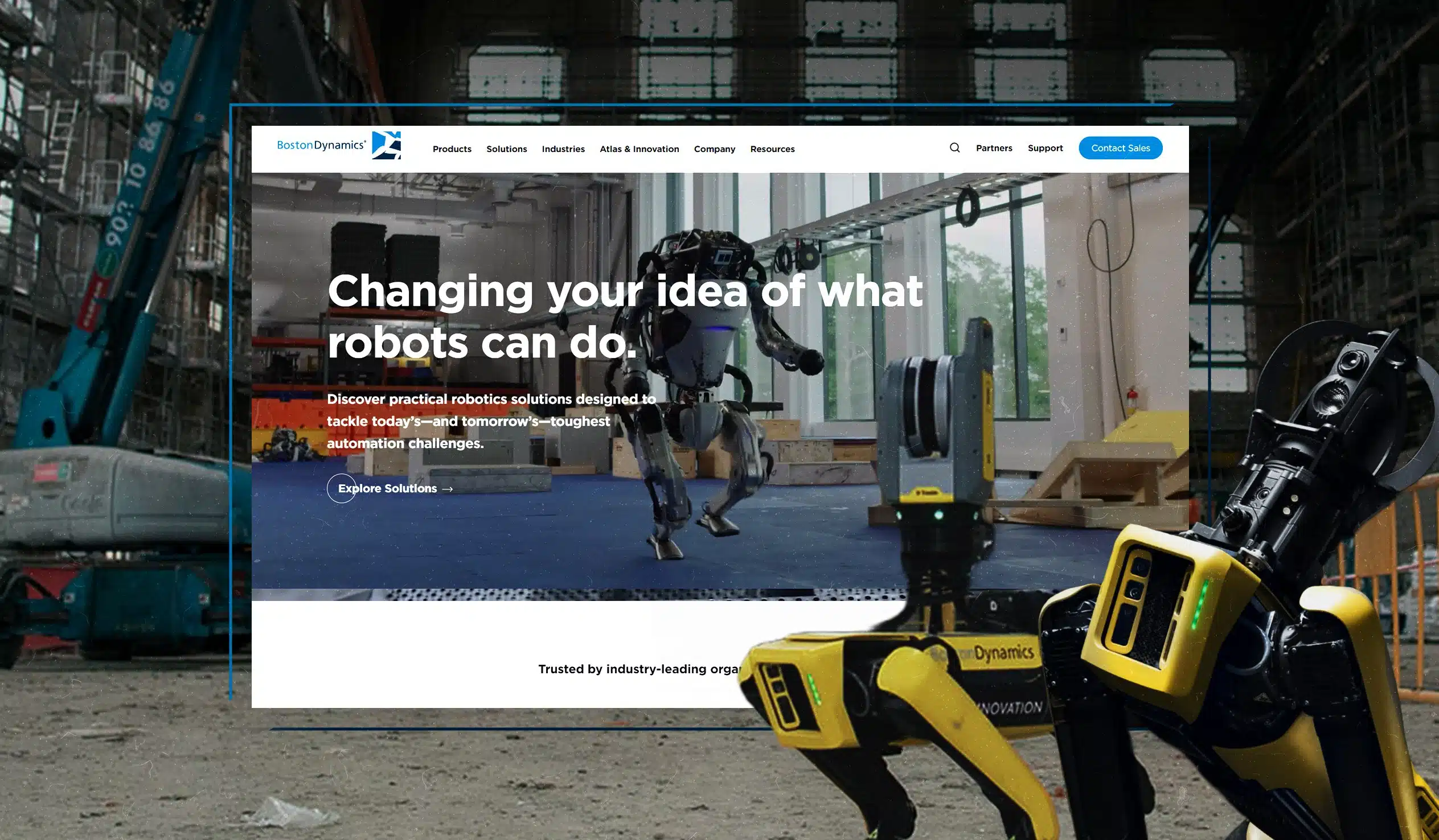 Boston Dynamics - 04 - Case Study Hero Image Boston Dynamics - 04 - Case Study Hero Image