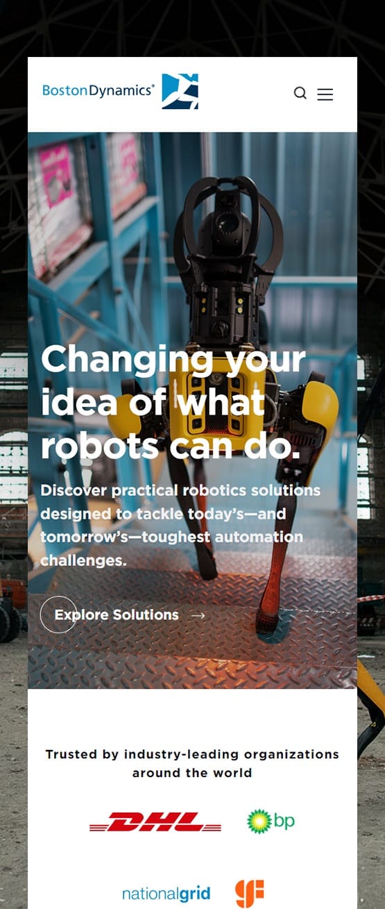 Boston Dynamics - 04 - Homepage - Sec01