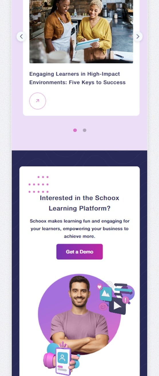 Schoox - 04 - Homepage - Sec05