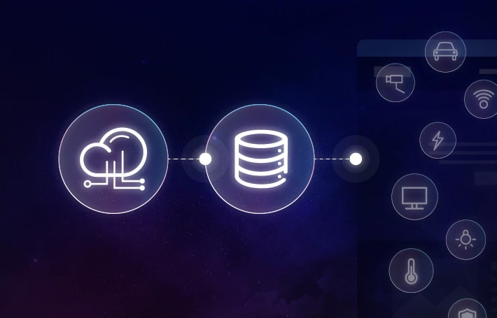 Graphic showing Edge Computing imagery